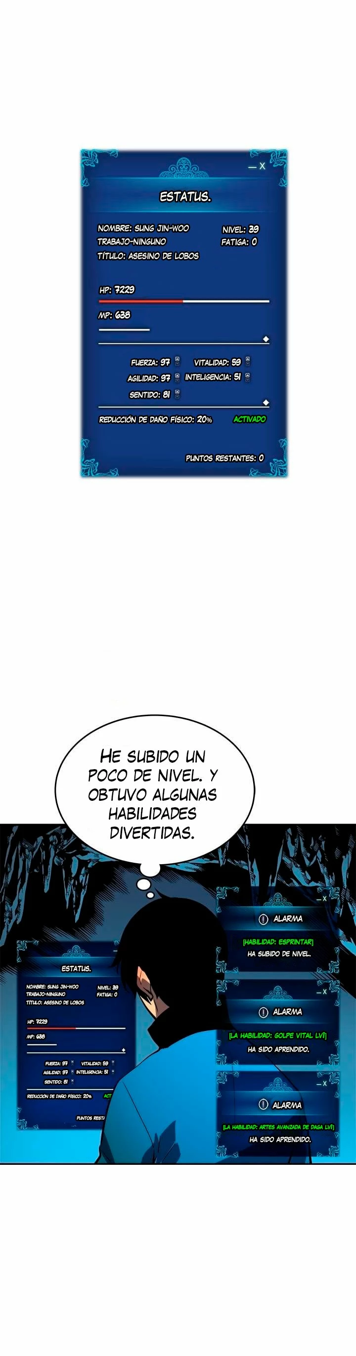 Solo Subiendo de level > Capitulo 36 > Page 141